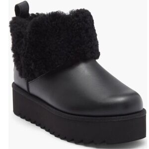 UGG Ultra Mini Alina Curled Genuine Shearling Platform Boot 9
